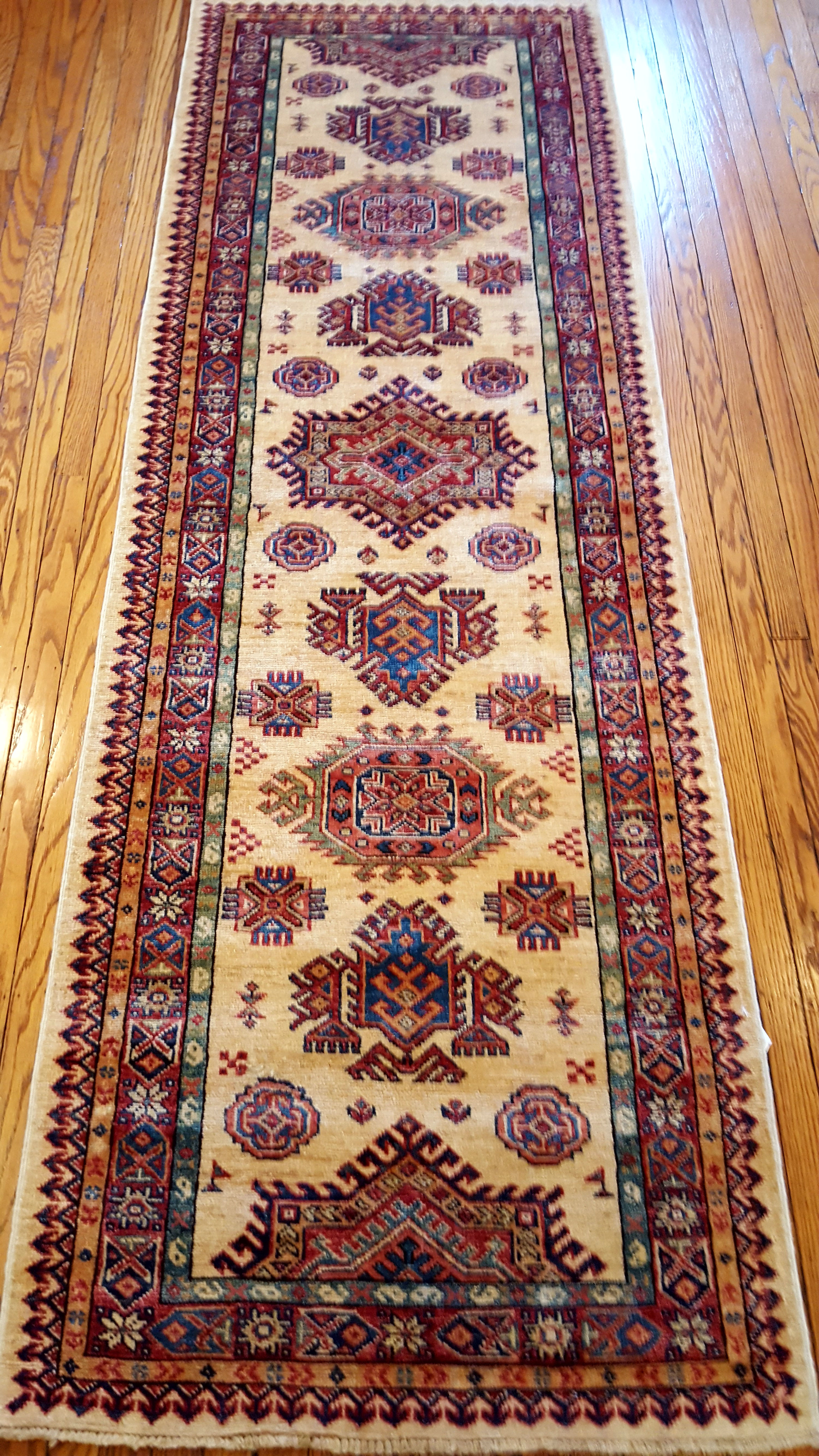 Pakistan Super Kazak Size 2'8"x7'11"