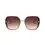 Thumbnail: Sunglasses - Women's UV Protection Square Full Frame Gray and Black
