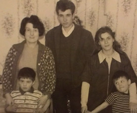 betty with johnny hayman and anne with a