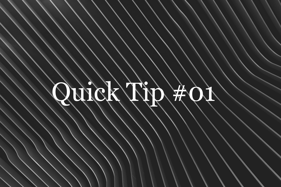 Quick Tip 01 — My iPhone Camera Settings for Cinematic Video