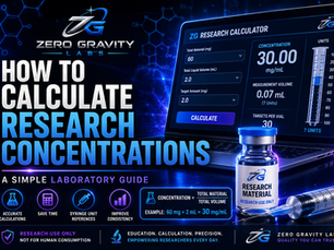How to Calculate Research Concentrations