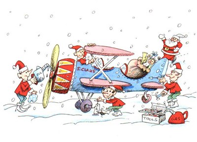 T'was the night before Christmas for the chapter!