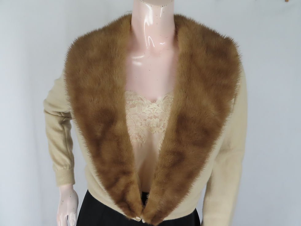 50s Bernard Altmann cashmere cardigan sweater