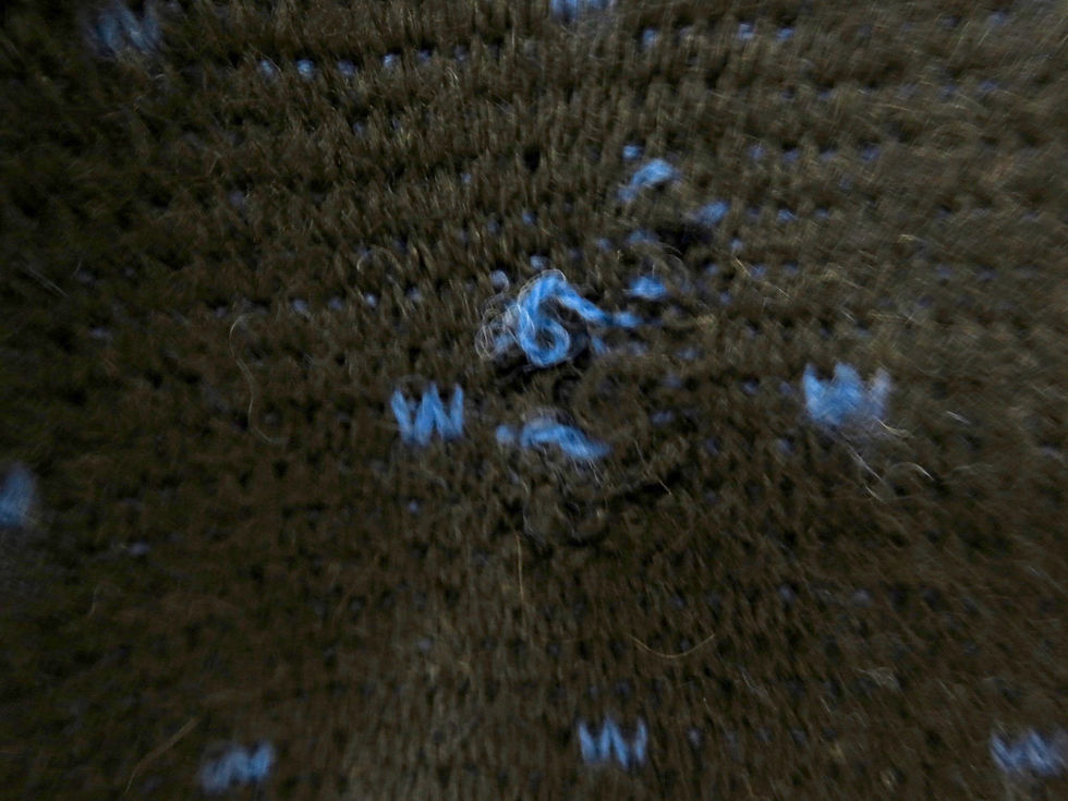Thumbnail: 50s Pendleton Wool Sweater M Black Blue Snowflake