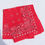Thumbnail: Vintage Red Bandana Handkerchief Paisley Fast Color #135