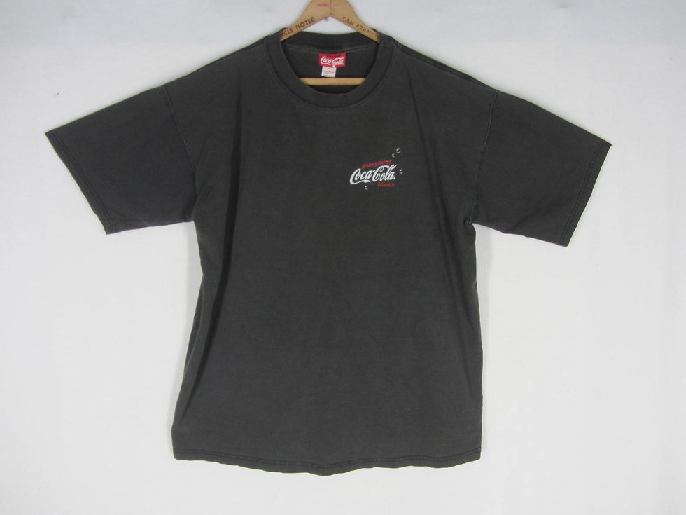 Vintage black Coke tee shirt from the 90s