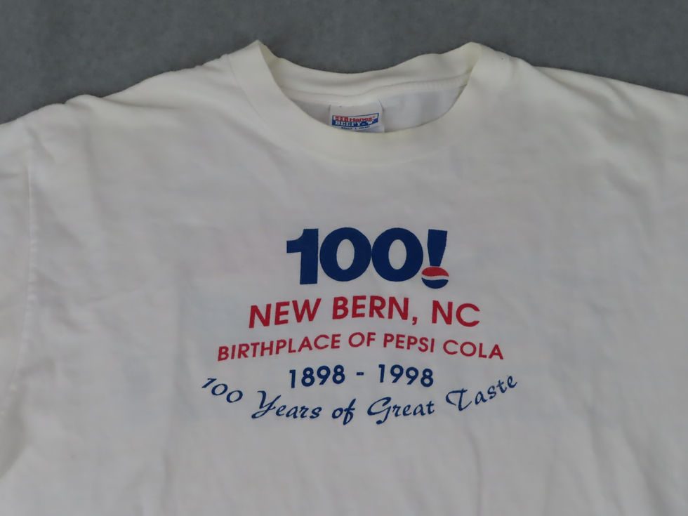 100th anniversary tee for pepsi cola