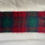 Thumbnail: Vies of plaid wool scarf laying flat