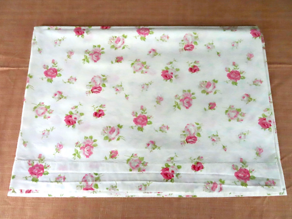 Vintage rose print pillowcases