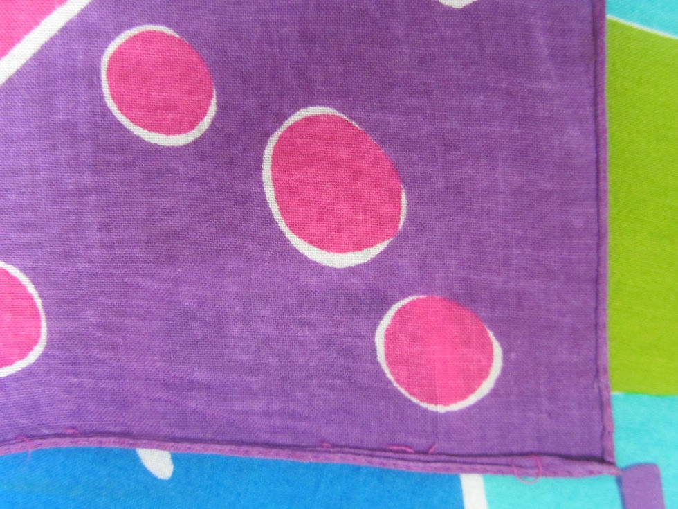 Thumbnail: detail rolled hems Echo scarf