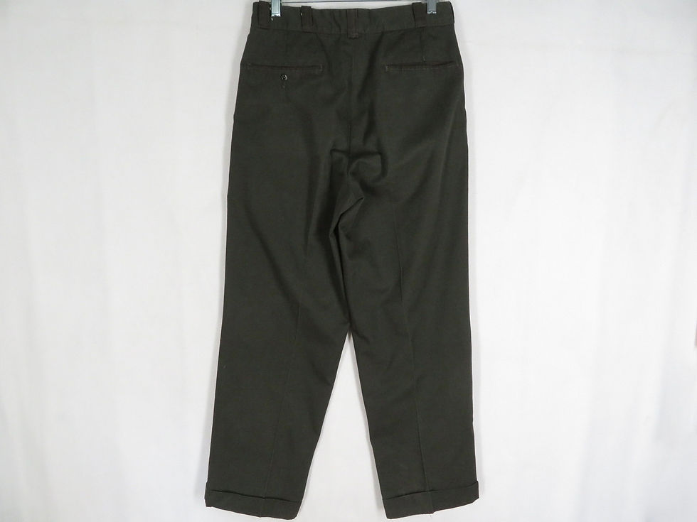 Thumbnail: Vintage Bic Mac Work Pants W 30 Green Penneys Workwear