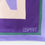 Thumbnail: Signature Esprit in corner of purple silk scarf