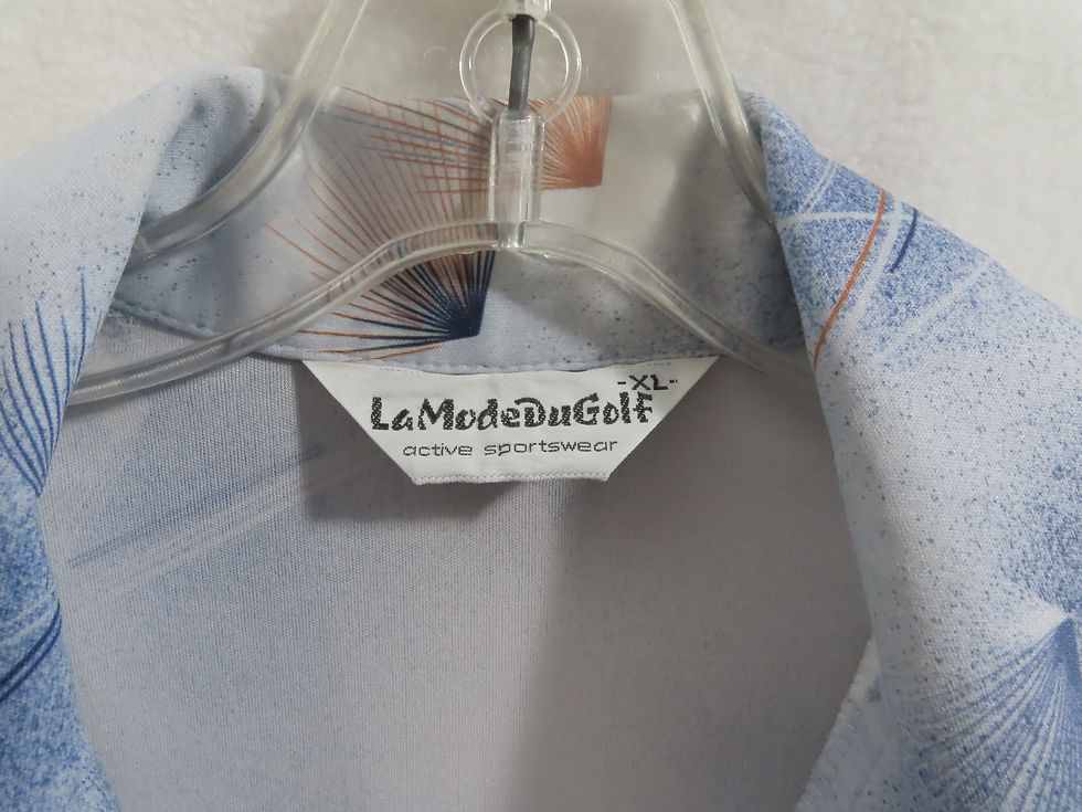 Thumbnail: la mode du golf label on vintage mens shirt