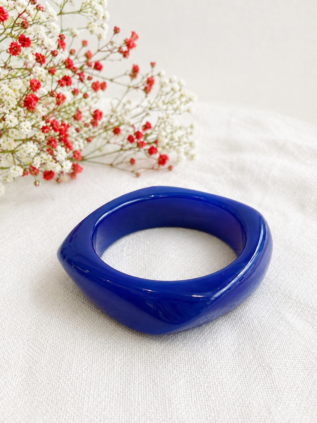 Bracelet Résine bleu marine