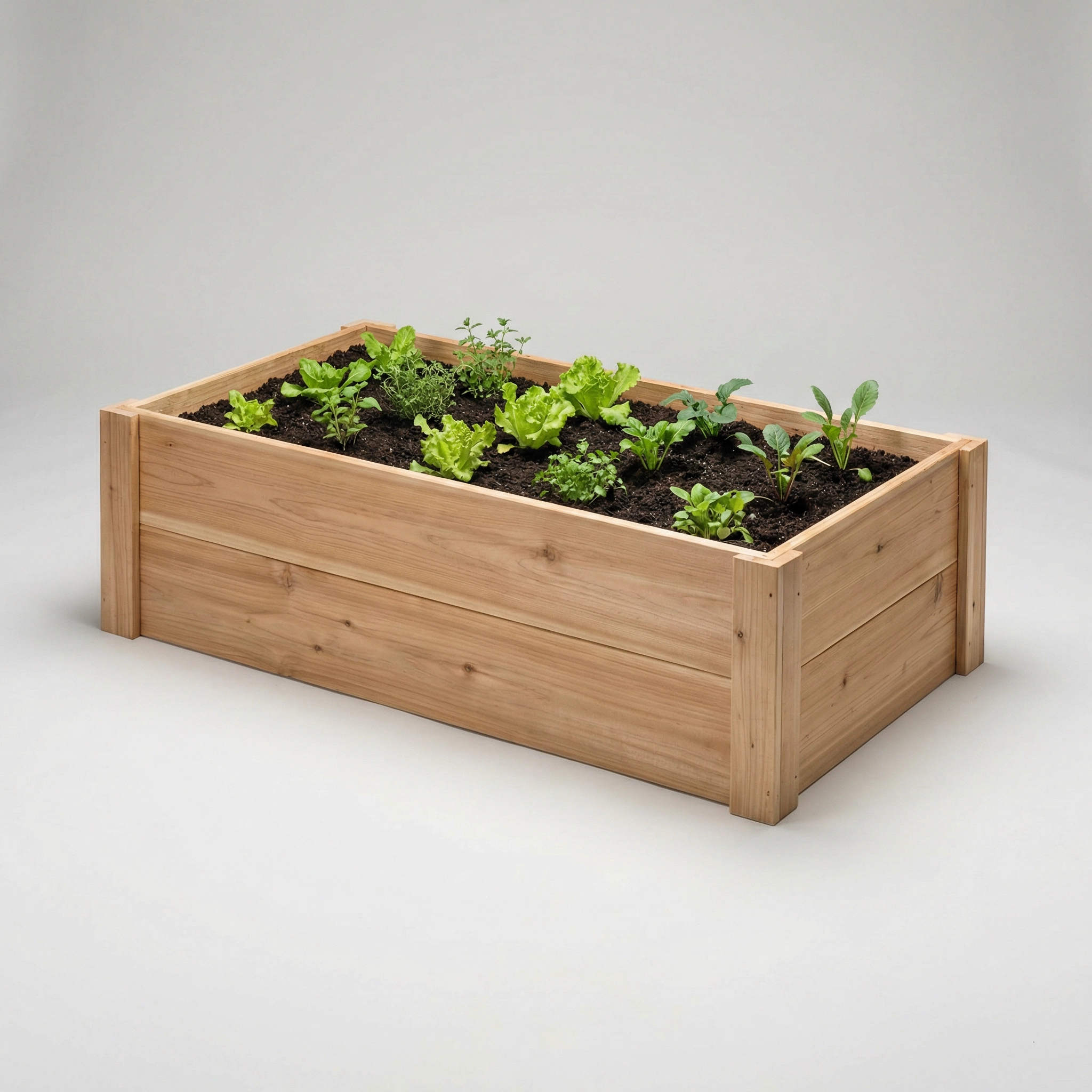 Raised Garden Bed Cedar Wood (4x2 ft)