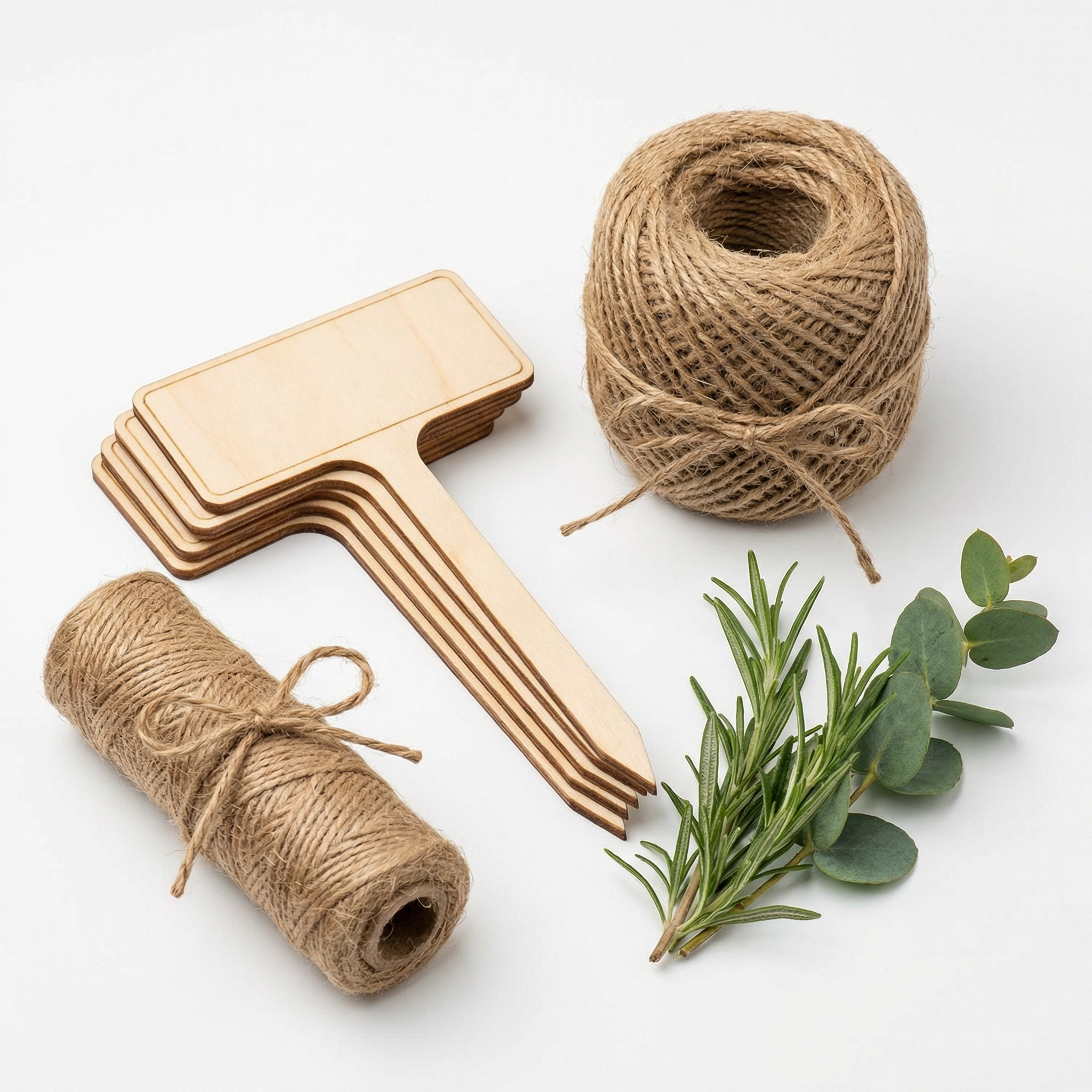 Plant Markers and Jute Twine Garden Kit