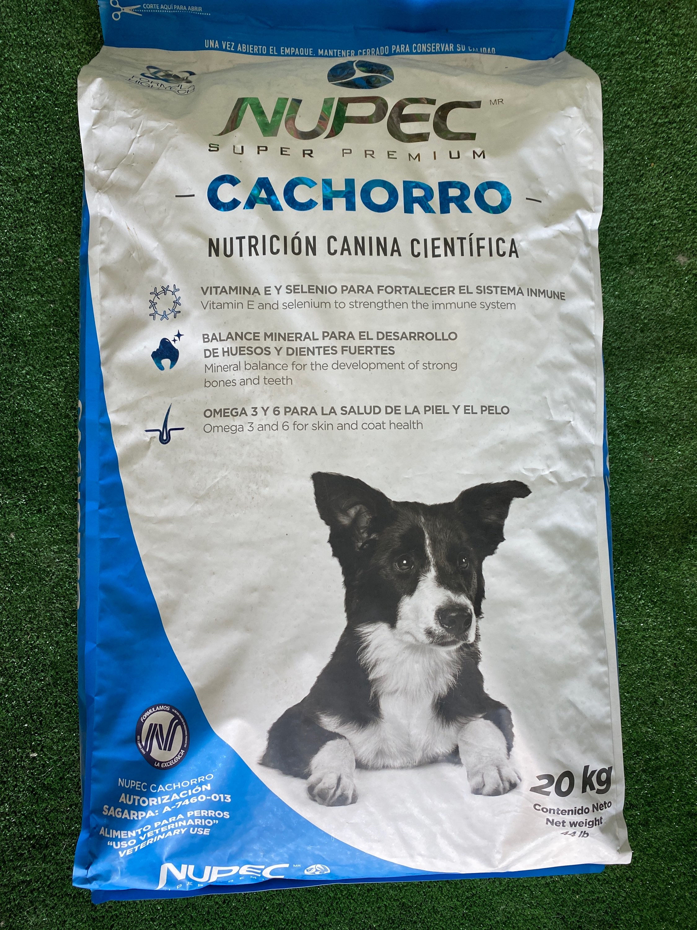 NUPEC CACHORRO 20KG