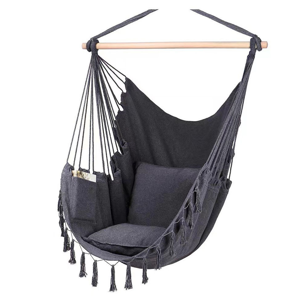 Thumbnail: Cotton Hanging Chair for Outdoor Balcony Leisure