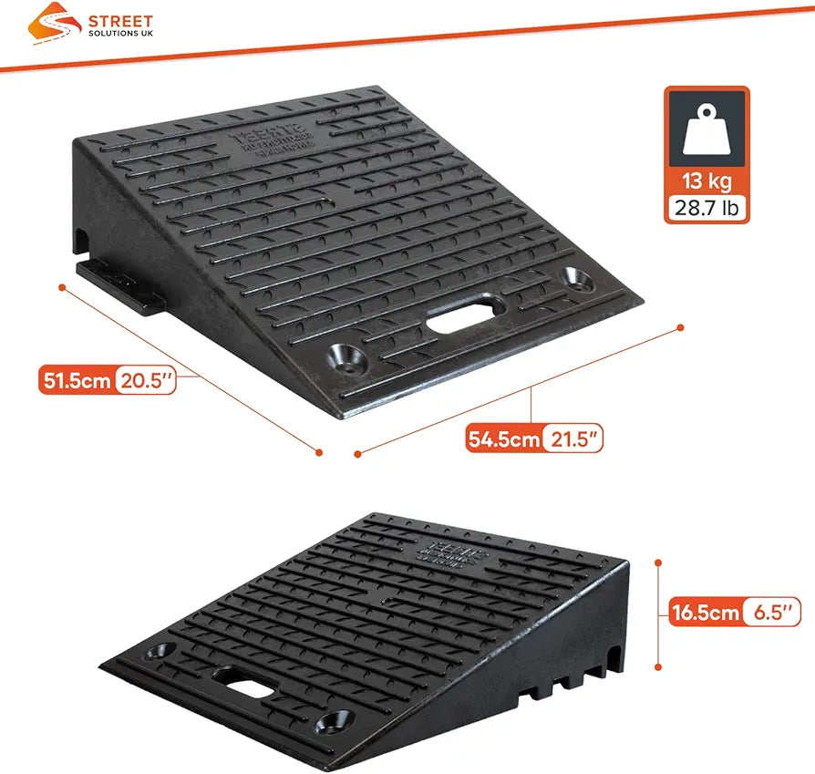 Thumbnail: Driveway Kerb Ramp, Heavy Duty Rubber Ramps Perfect for Pavements, Low Cars, Ker