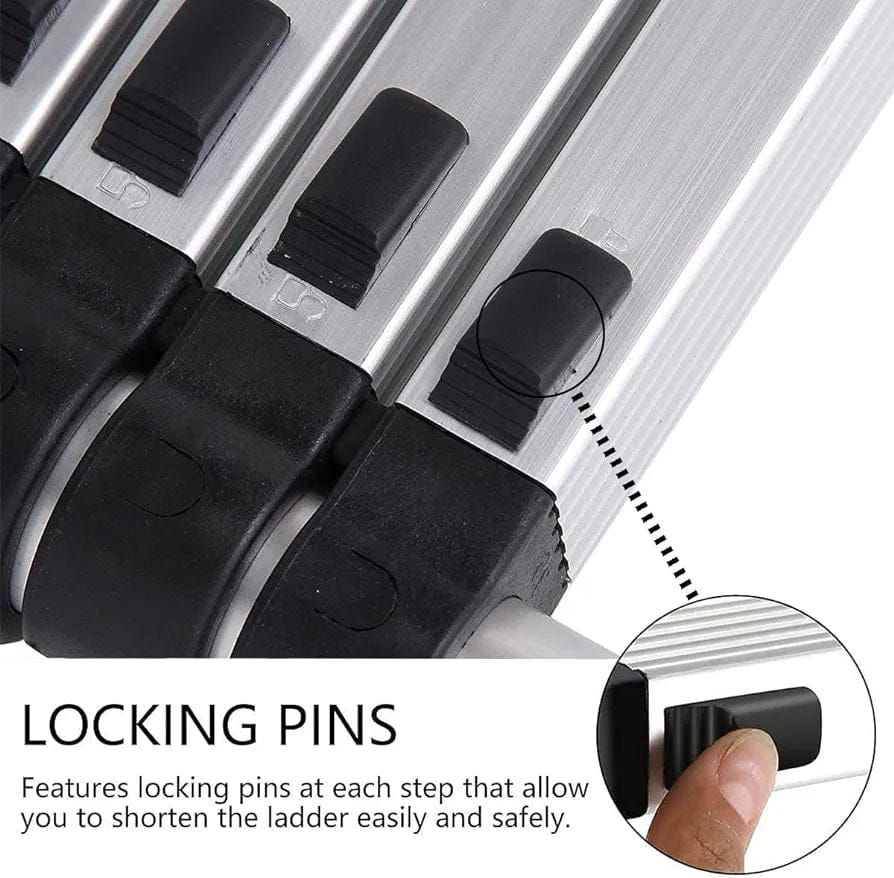 Thumbnail: Multi-Purpose Extendable Aluminum Ladders, Folding Telescoping Ladder Extendable