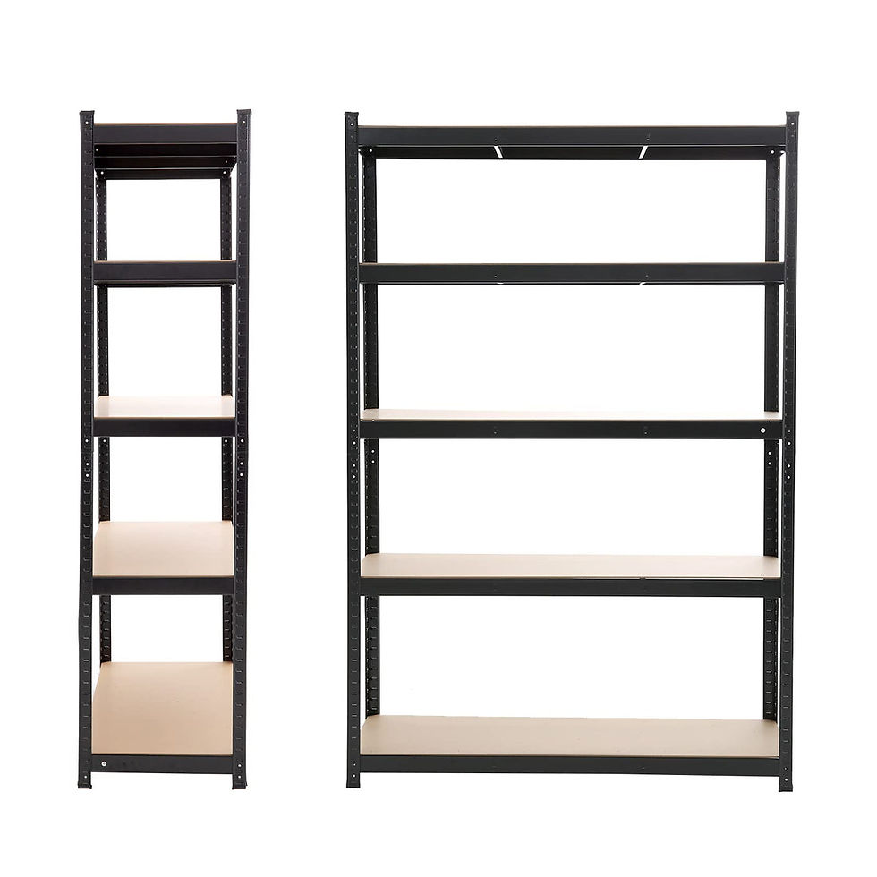 Thumbnail: 5 Tiers Metal Shelving Units 180X100X40CM Shelf Heavy Duty Steel, 3 colors