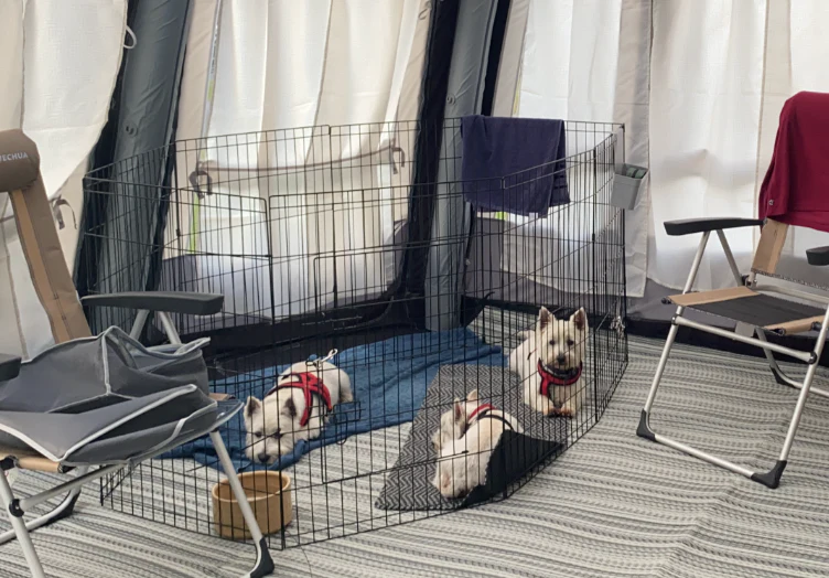 Thumbnail: Pet Dog Pen Brand New Puppy Cat Rabbit Foldable Playpen Indoor/Outdoor Enclosure