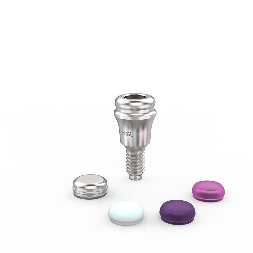 Thumbnail: MegaGen AnyRidge Compatible Straight Over Denture SET 1mm-7mm