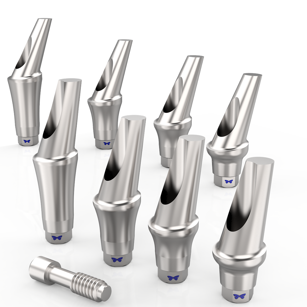 MegaGen AnyRidge 15°/25° Angle Shoulder Abutment H=1,2,3,6mm