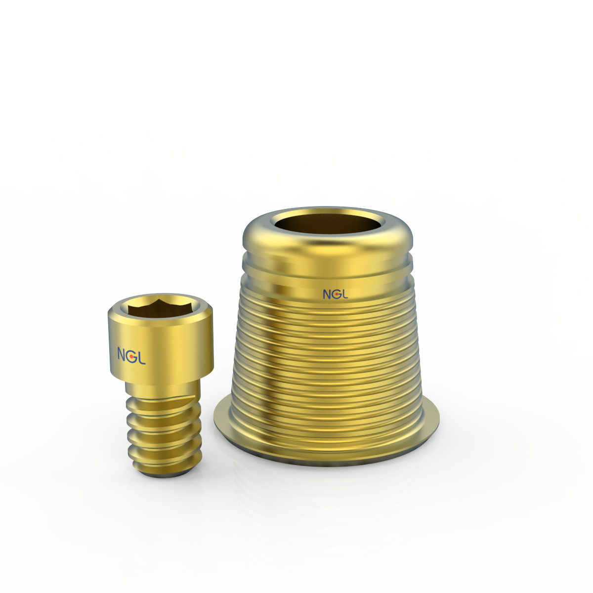 MIS Compatible Multi-Unit Ti Base + Screw : MISMUTBSC