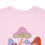 Thumbnail: Heavy cotton pink tee featuring fungi design for casual wear