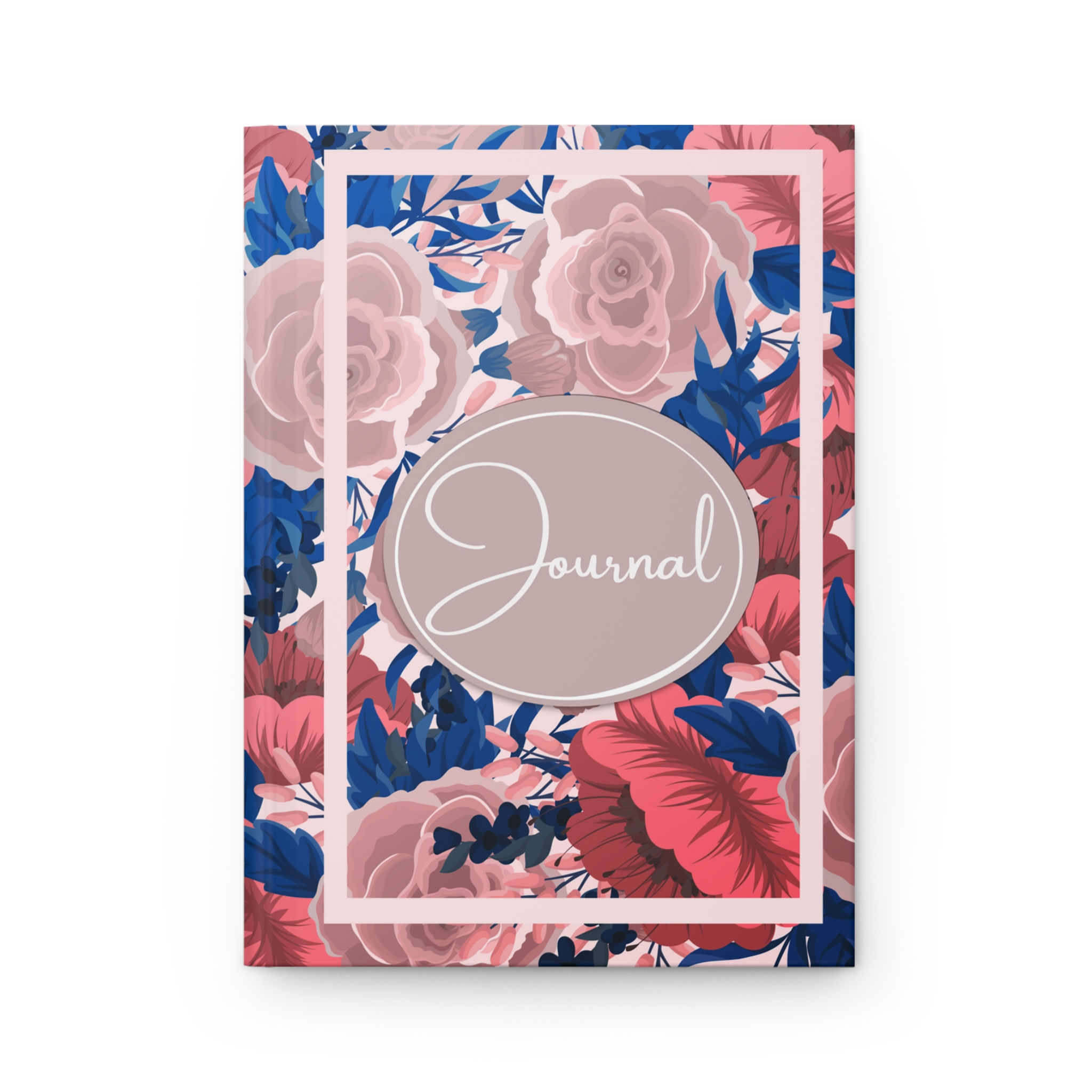 Vintage Floral Hardcover Journal – Botanical Sketchbook Notebook