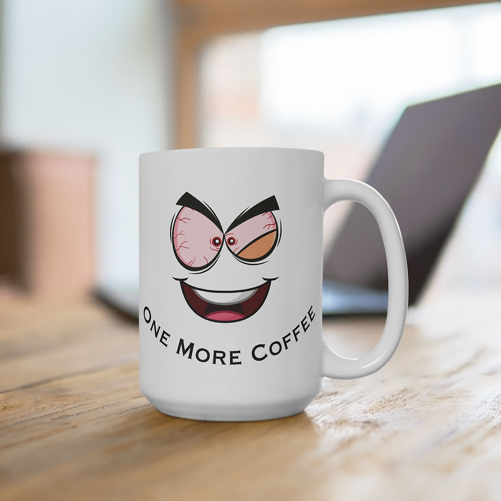 Thumbnail: Durable and humorous ceramic mug, perfect for personalized and fun mornings.