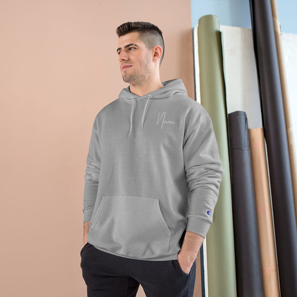 Thumbnail: Eco-Friendly Fashion: Personalized Champion Pullover, Crafted for You