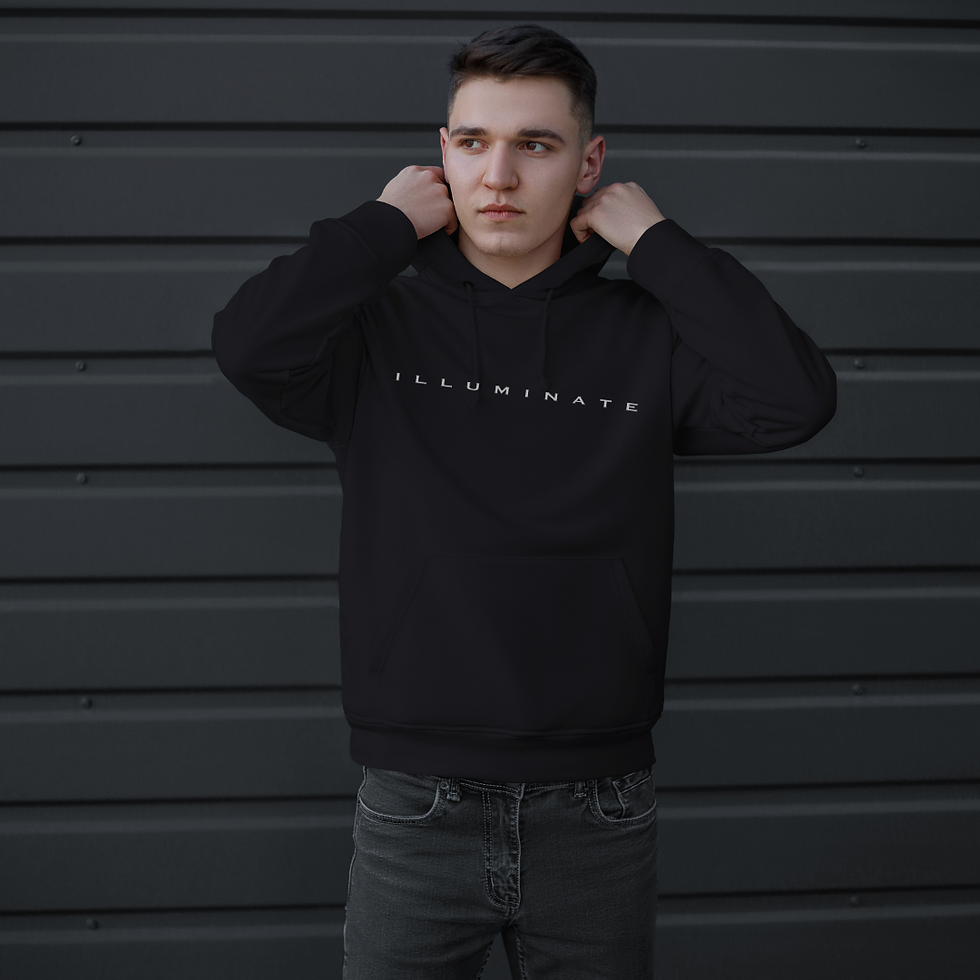 Thumbnail: Eco-Minimalist Statement - Illuminate Trendy Hoodie, the Pinnacle of Sustainable Fashion