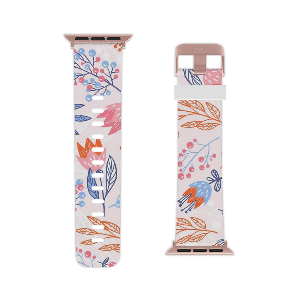 Thumbnail: Blooming Style - Trendy Apple Watch Band showcasing a Fashionable Floral Design