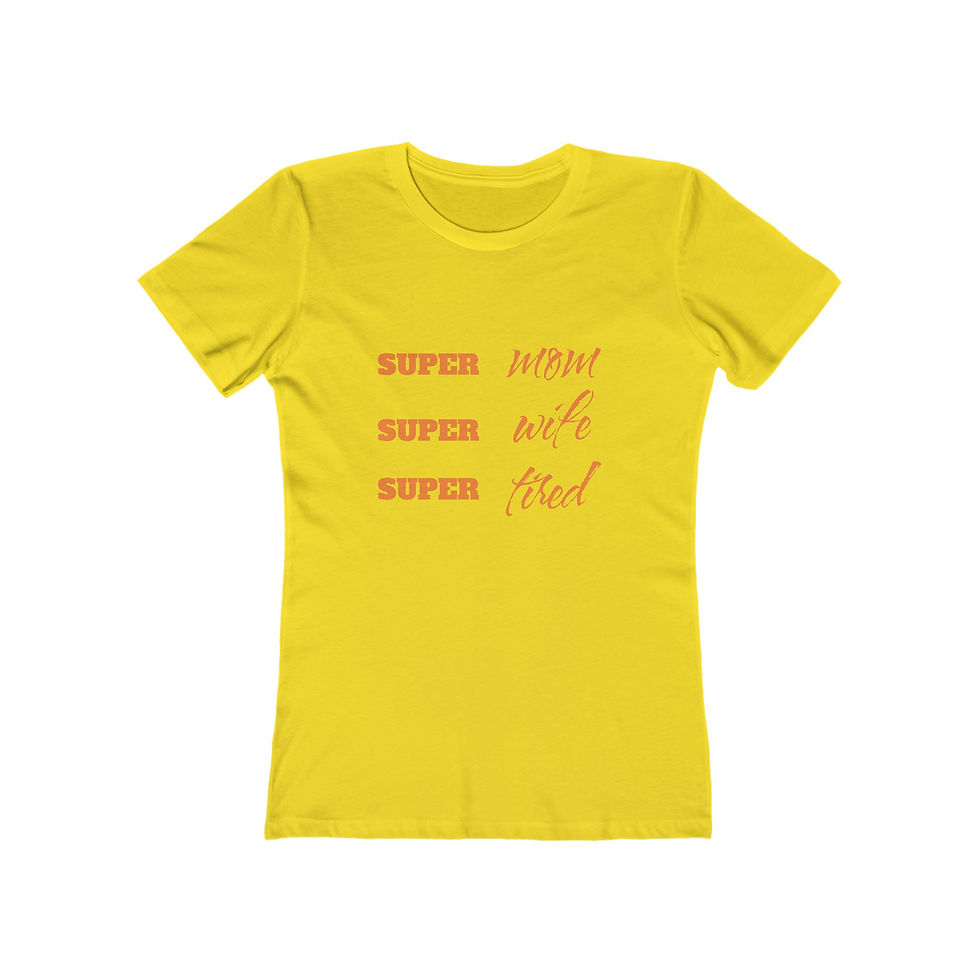 Thumbnail: Custom designed ‘Super Wife’ shirt with longer body length
