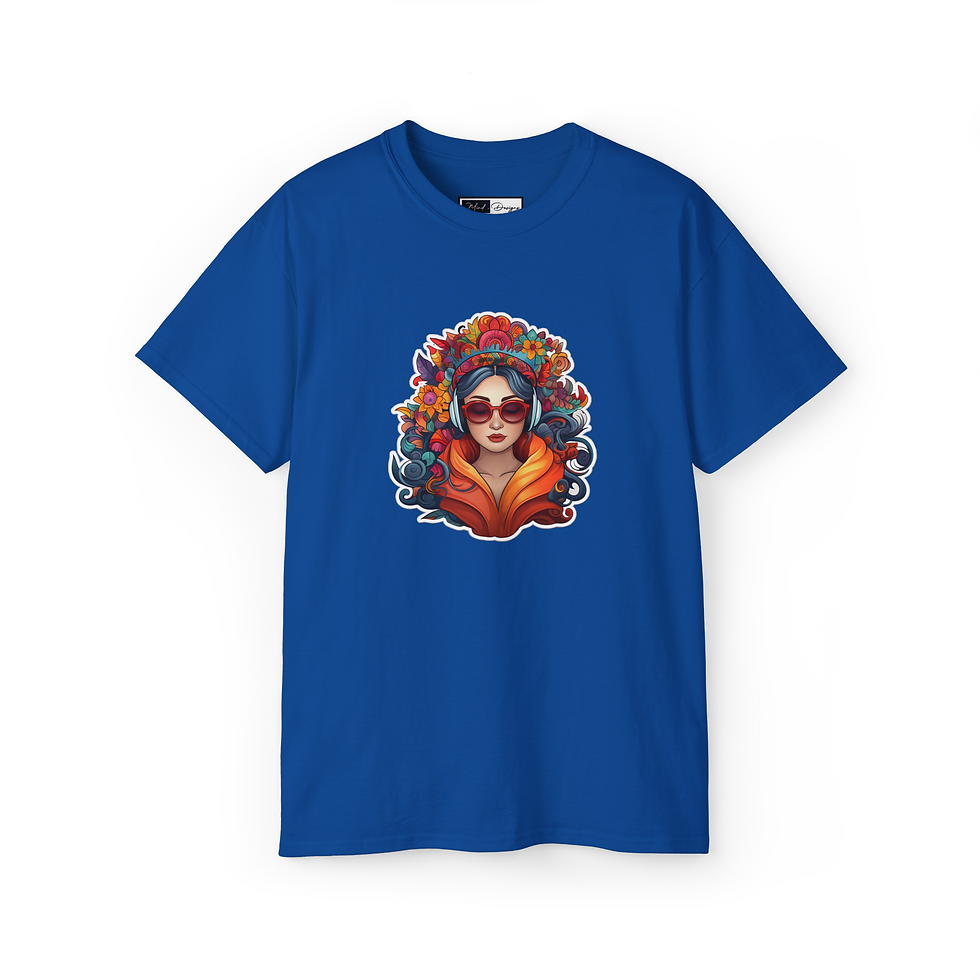 Thumbnail: Bright Beginnings: Colorful Woman Tee – Unisex Style Adventure
