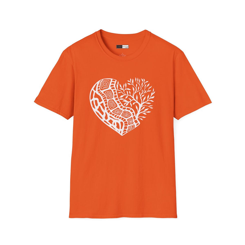 Thumbnail: Elevate Your Style - Heart Mandala Chic Style Tee, Unique Design Shirt