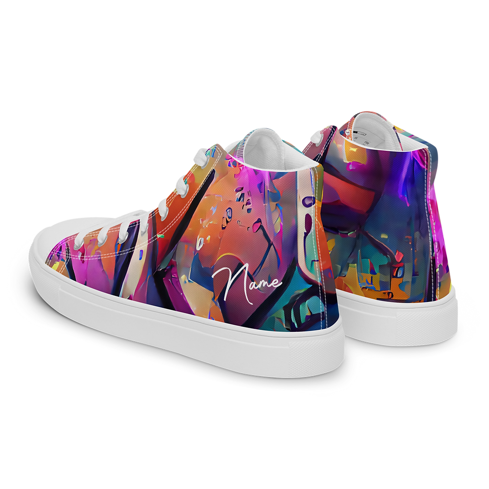 Thumbnail: Express Your Style with Colorful Art Print High Tops