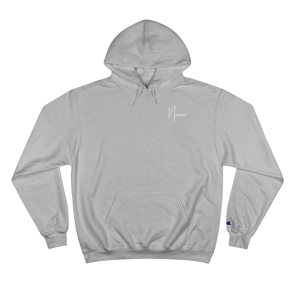 Thumbnail: Eco-Friendly Expression: Custom Champion Hoodie, Tailored for You