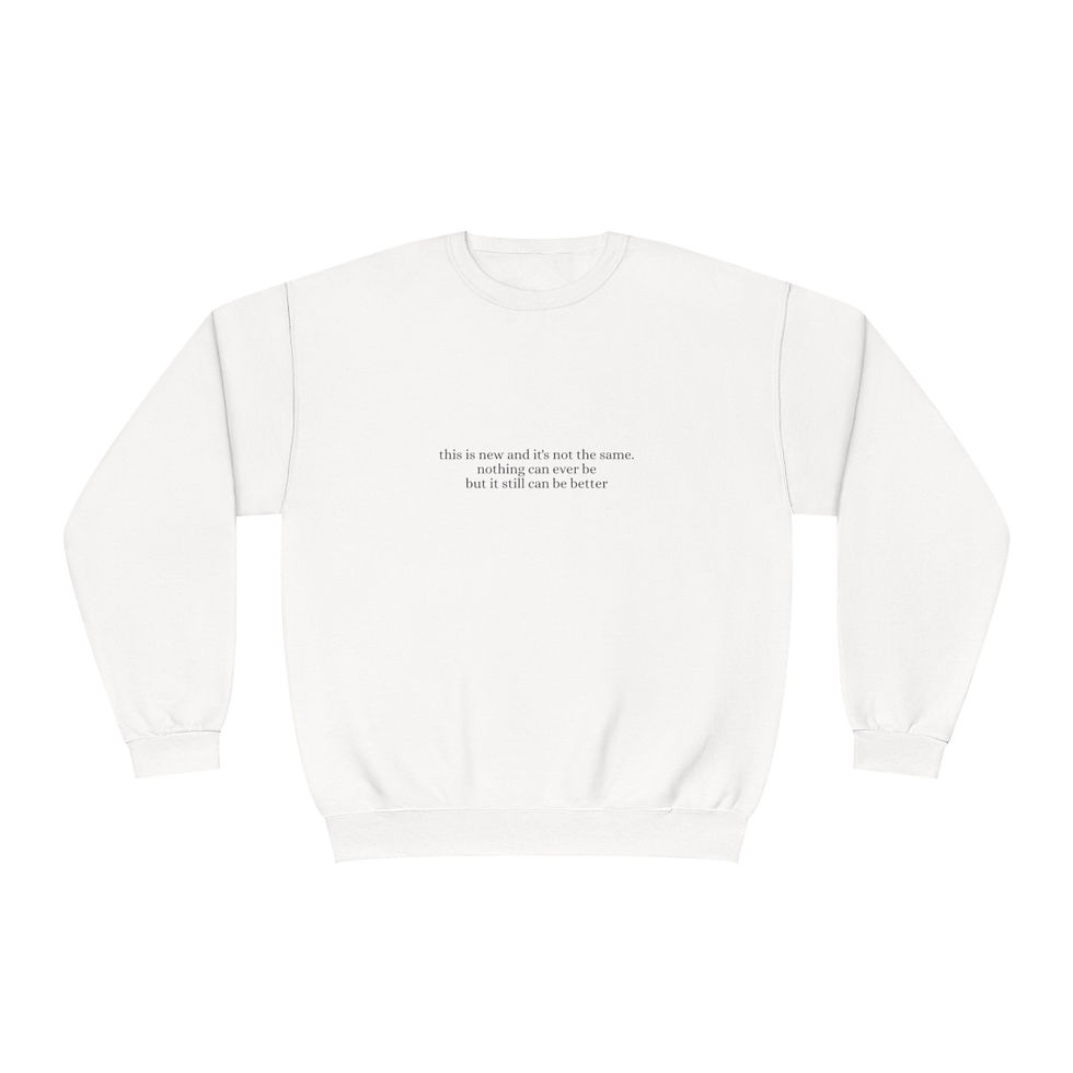 Thumbnail: Stylish unisex crewneck sweatshirt in classic black design, perfect for versatile everyday wear.