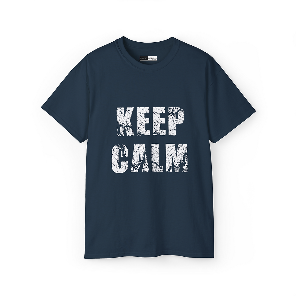 Thumbnail: Black Calm Sanctuary: Organic Cotton Tee – Eco-Friendly Style Unleashed