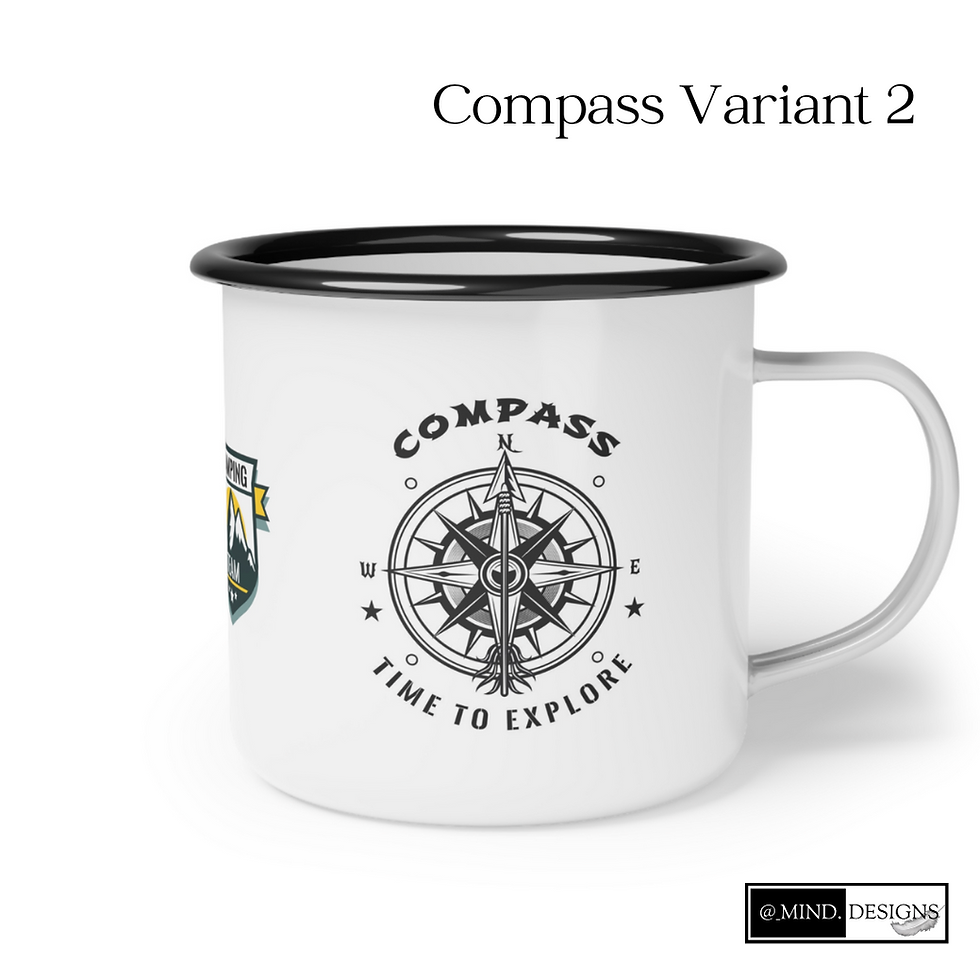 Thumbnail: Custom Bliss: Enamel Camp Mug – Your Personal Touch to Outdoor Sips.
