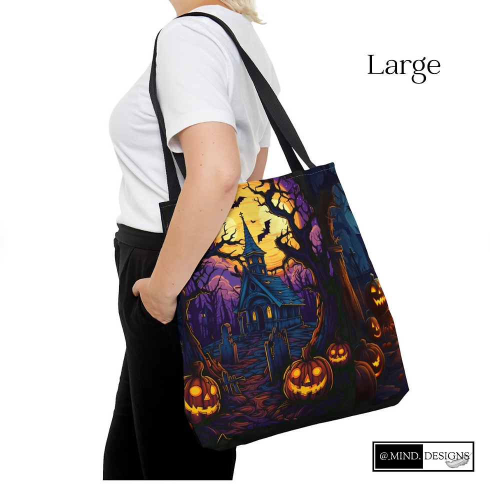 Thumbnail: Haunted Haul: Halloween Tote Bag for Kids – The Best Halloween Gift Idea