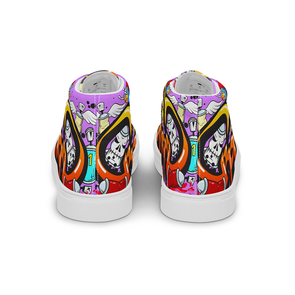 Thumbnail: Discover Artistic Flair with Graffiti Sneakers Women's