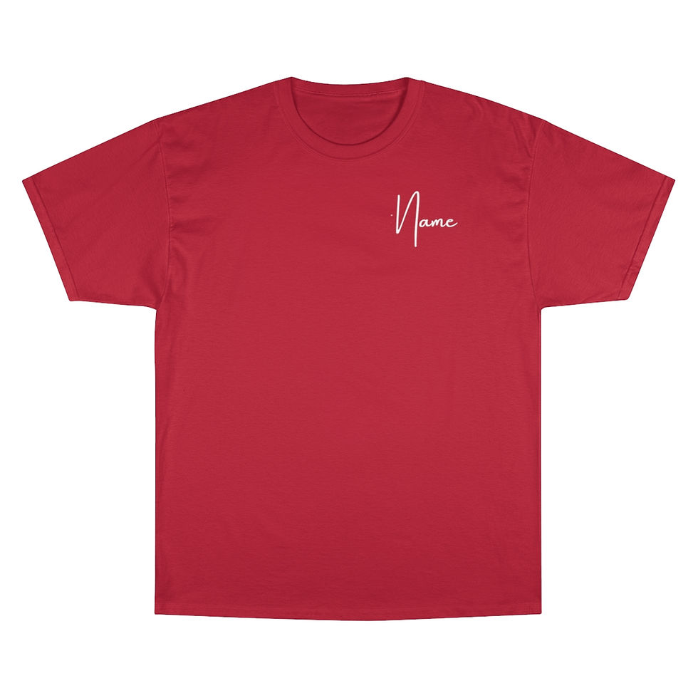 Thumbnail: Your Style Anthem: Personalized Champion Tee – Wear Your Story Proud