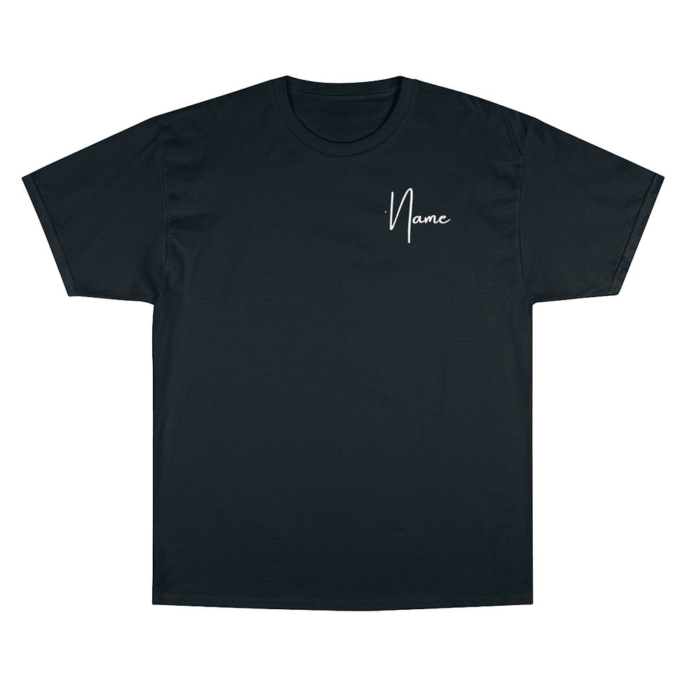 Thumbnail: Express Yourself: Custom Unisex Champion T-Shirt, Your Unique Canvas