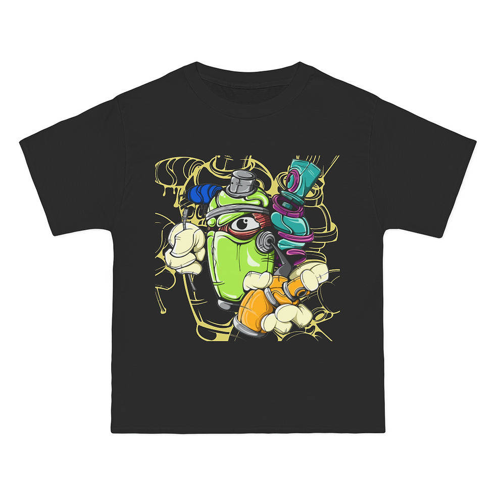 Thumbnail: Spray Art Glam - Unique Spray Design T-Shirt, Channel Style with the Artistic Spray Tee