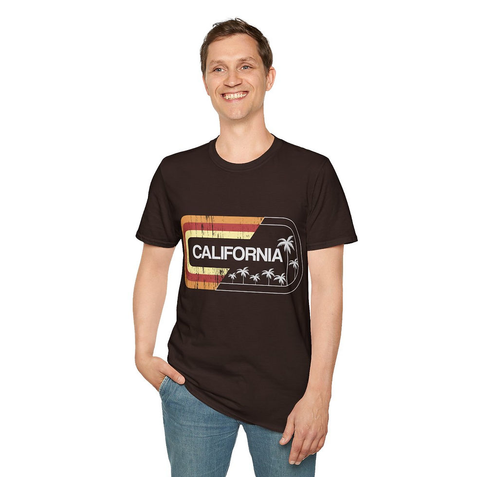 Thumbnail: Laid-Back Vibes - Unisex Shirt featuring California Soft-Style T-shirt Comfort