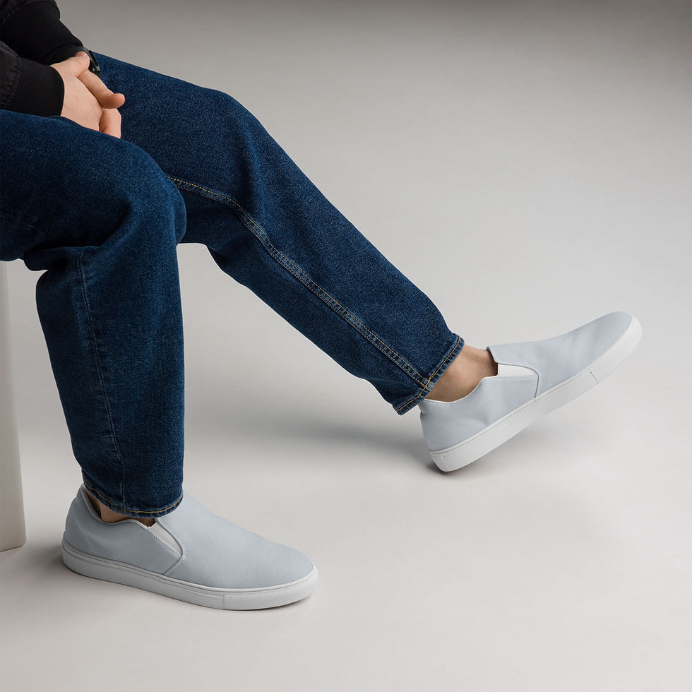 Thumbnail: Experience relaxed sophistication with Men’s Slip-On Canvas Shoes - Comfortable and Stylish Ease